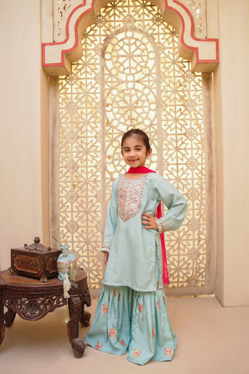 Blue gharara